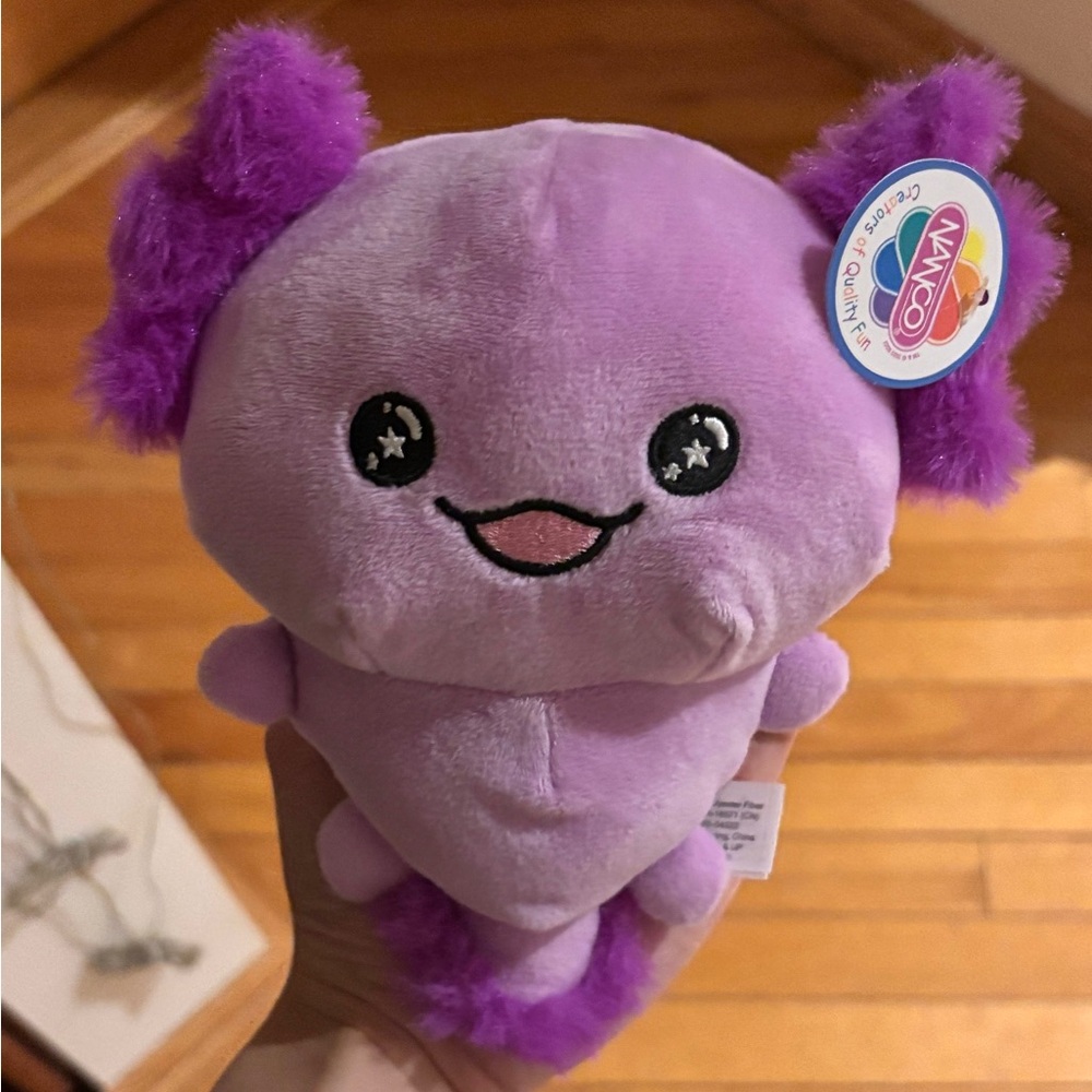 Small Purple Axolotl Plush